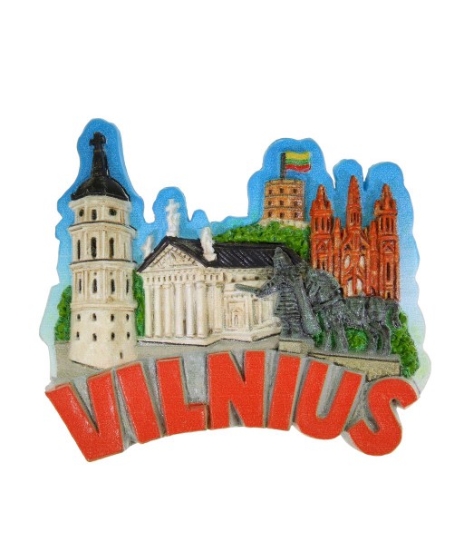 Magnetas Vilnius su įžymiais objektais
